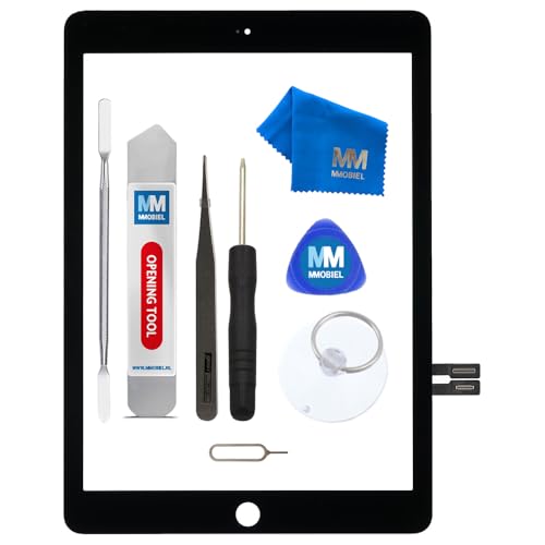 MMOBIEL Digitalizador Pantalla táctil Frontal compatible con iPad 6. Gen 2018 9.7 Pulg. (Negro) Incl Kit de Herramientas