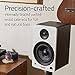Fluance Ai61 Powered 2-Way 2.0 Stereo Bookshelf Speakers with Speaker Stands 6.5