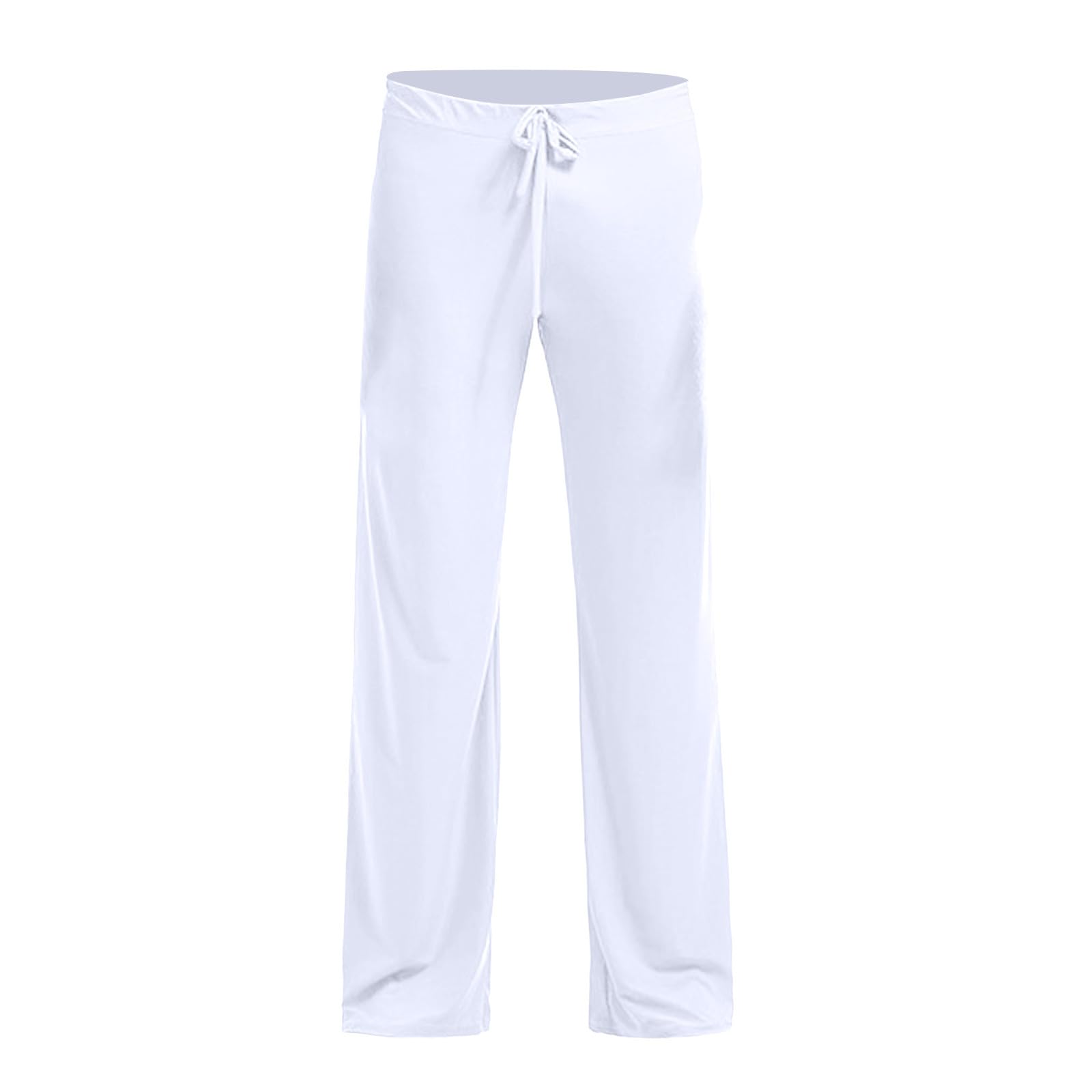 Pantalon de yoga pour homme - Pantalon droit en soie - Pour la maison et la maison - En velours côtelé