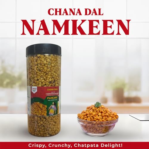 Image of Panchi Chana Dal Namkeen 350gm (Pack of 1) High Protein Split Gram Lentils Crunchy Snack Rich in Fiber and Nutrients Perfect for Tea Time and Anytime Snacking