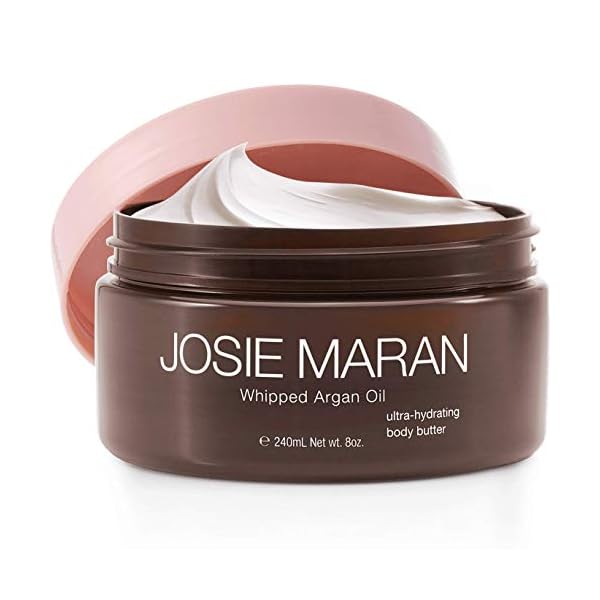 Josie-Maran-Whipped-Argan-Oil-Body-Butter-Immediate-Lightweight-and-Long-Lasting-Nourishment-to-Soften-and-Hydrate-Skin-240ml80oz-Unscented Josie Maran Whipped Argan Oil Body Butter - Immediate, Lightweight, and Long-Lasting Nourishment to Soften and Hydrate Skin (240ml/8.0oz, Unscented)
