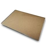 BUENA EXPERIENCIA: El tablero de madera natural cubre el cuaderno de bocetos que lo hace más robusto.