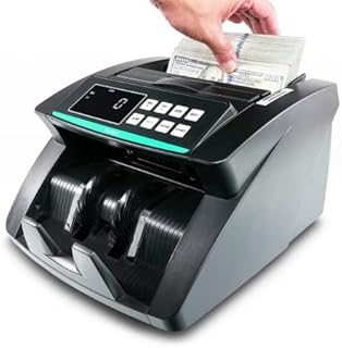 Kolibri Money Counter Machine - 1,500 bills per min, advanced counterfeit detection, set up in minutes, Add and Batch Modes, Cash Counter with LCD Display,3-year warranty - 24/7 US customer support