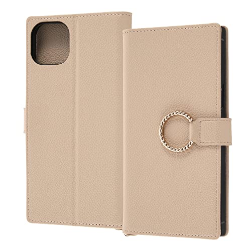 �C���O���� iPhone 14 Plus �P�[�X �ϏՌ� �����O �t�� �蒠�^ �P�[�X KAKU Ring/�x�[�W��