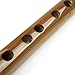 Bamboo Piccolo Flute Without Membrane Hole Short Transverse Flute Traditional Chinese Woodwind Musical Instrument for Beginners (Key G/15inch)