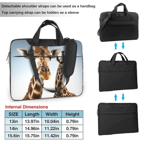 Funda Maletín para Laptop de 13 pulgadas negra miniatura 4