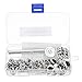 ChaRLes 5/8"20Pcs Vite Fibbia Snap Bottoni Premere Borchie Snap Chiusura Cucito Abbigliamento Mestiere DIY Fissaggio Strumento