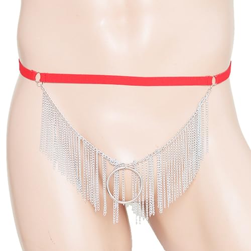 New Men's Sexy and Fun Underwear Chain Ring Underwear Thong (1) Lingerie Tops for Women Lace2