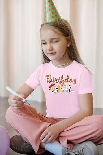 Image of Birthday Girl Shirt I'm The Birthday Girl Tshirt Casual Party Shirts Little Girls B-Day Outfit Tees