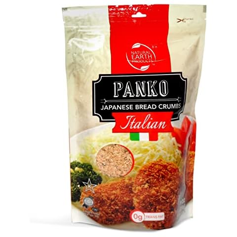 Natural Earth Products Panko Breadcrumbs, Japanese Bread Crumbs Italian, Breadcrumbs for Cooking, Kosher Certified, Pack of 2 x 255 Grams Cover
