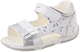 Revestimiento: Cuero Geox B150YB085NF Bebé-Niñas, White/Silver, 22 EU
