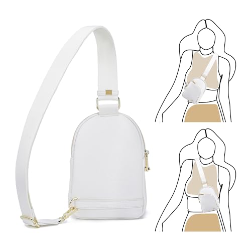 Image of INICAT Travel Sling Bag, Anti Theft Crossbody Bag for Women | RFID Blocking, 8 Card Slots, Back Zippered Pocket, Metal Zippers,Switchable Strap