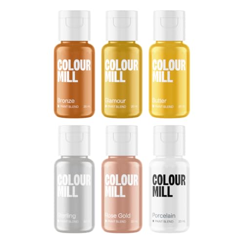 Image of Colour Mill Edible Food Paint Blend 20 mL - Metallics Pack