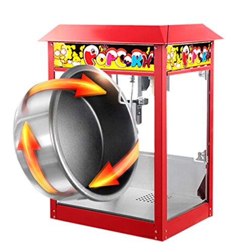 middle Große Popcornmaschine Für Knuspriges Popcorn Mit Kochplatte Und Innenbeleuchtung - 1500 Watt – Bild 3