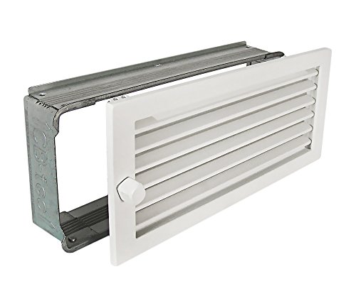 Warmluftgitter WG 3515 W Lüftungsgitter Weiss 350 x 150mm Zuluft...