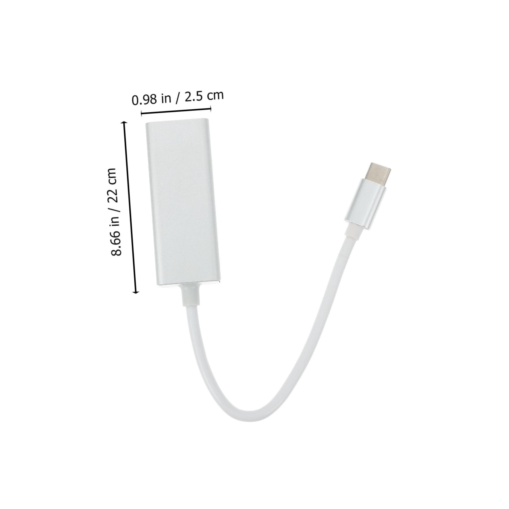 Tofficu 2pcs USB-c to Ethernet Adapter Network Adapter for Laptops Tablets and Driver Compact Design for Fast Connectivity for Streaming and Downloading