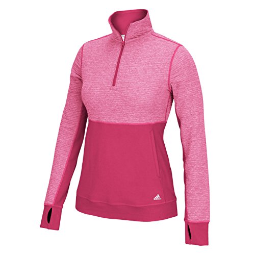 Veste de sport 1/2 zip rose femme Limitless contre le froid et la sueur