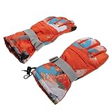 ifundom Winter Skihandschuhe Damen mit Touchscreen Funktion Winddicht rutschfest Atmungsaktive Fahrradhandschuhe für Outdoor Joggen Wandern und Reiten