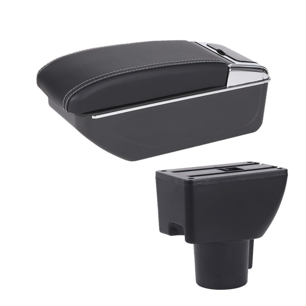 Aierdeyp D3 Black White Nousb Car Armrest Box For Hyundai For Getz Car Armrest Box