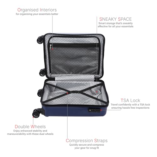 Image of Safari Ryder Hard Luggage - Midnight Blue