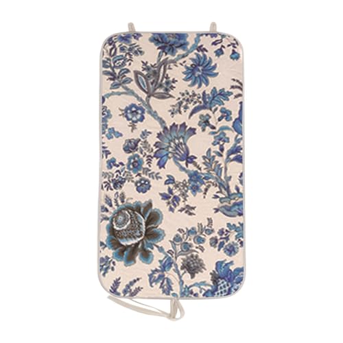 RMWHGDUL Almohadilla de Planchado, Vaporizador de Ropa, Tabla de Planchar Colgante, Esterilla de Planchar, Almohadilla Vaporizadora para Viajes, Hoja Floral, Individual