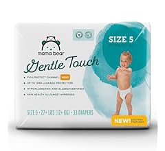 鶹 Brand - Mama Bear Gentle Touch Diapers, Size 5, 33 Count