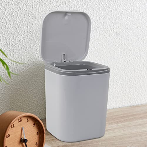 Idomy bote de basura mini de 1.5 litros para escritorio miniatura 6