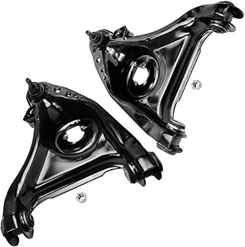 Image of Detroit Axle - 8pc Front End Kit for 98-02 Ford Crown Victoria Lincoln Town Car Mercury Grand Marquis, Lower Control Arms with Ball Joint Sway Bars Tie Rods 1998 1999 2000 2001 2002 Replacement