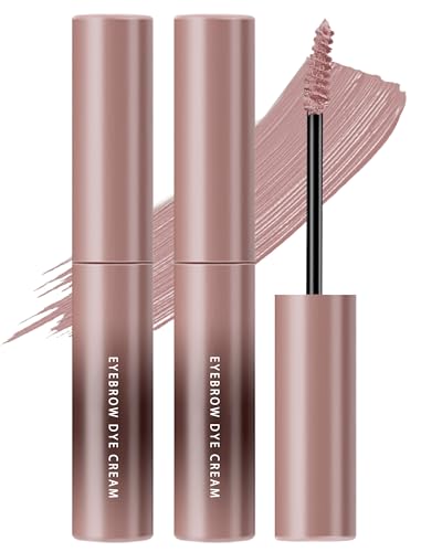 Gel de color para cejas resistente al agua, color rosa, 2 unidades, gel líquido para cejas, extensión de volumen coloreado, máscara de ojos para festivales de maquillaje para mujeres-02#rosa