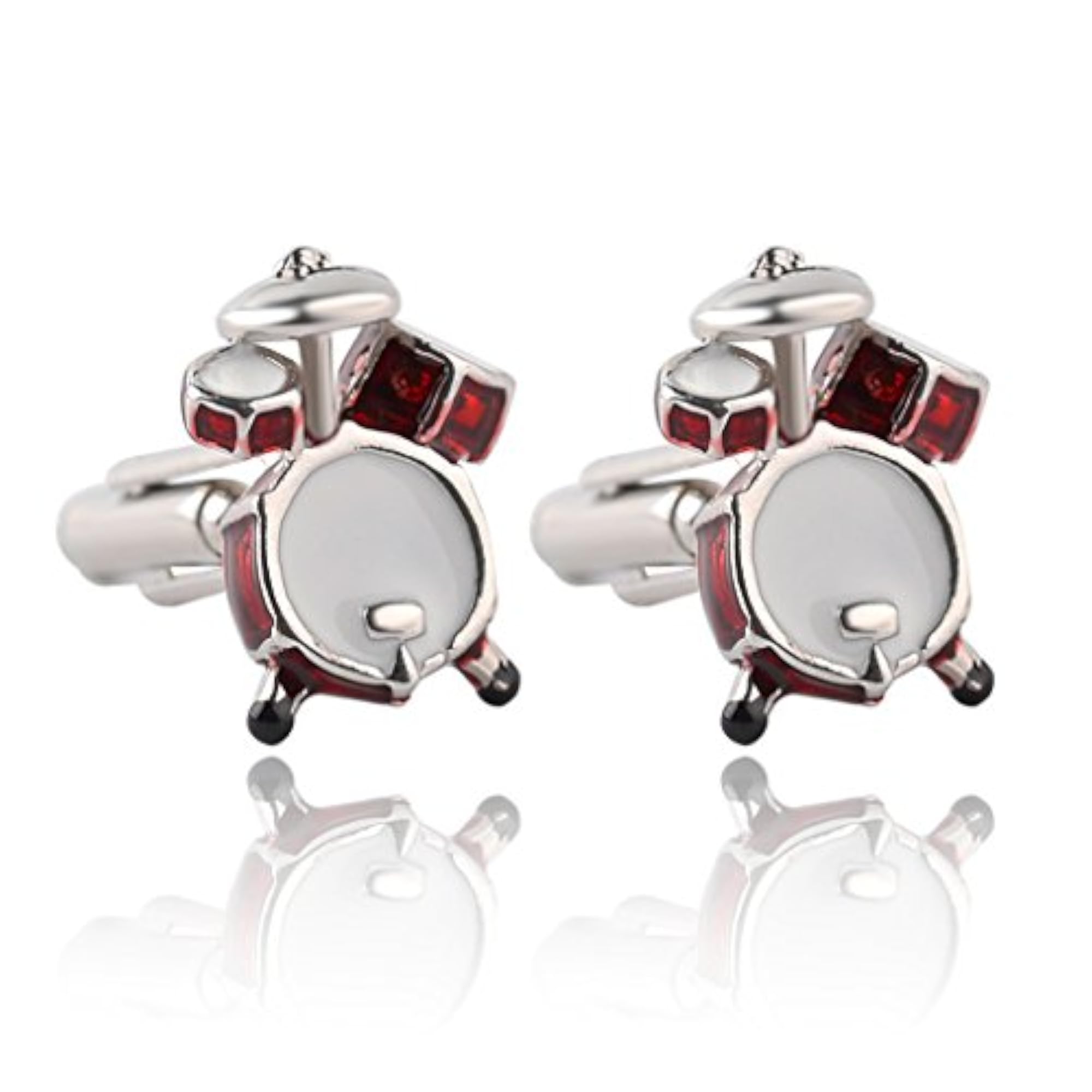 Music Drum Shape Cufflinks, Gift for Him
