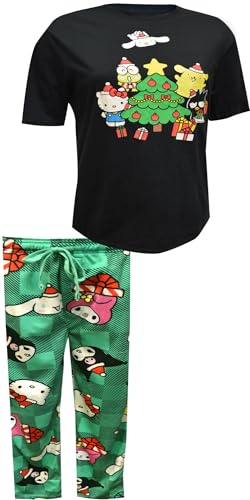 Bioworld Mens Hello Kitty and Friends Celebrate Christmas Pajama Set2