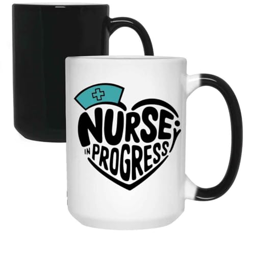 Humorous Gift Idea Glossy Double Sided Print Nurse Progress 15