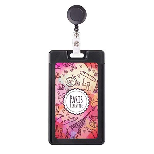 Funda retráctil para tarjetas con diseño de Francia de Pink Life