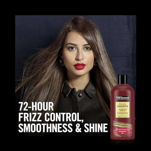 TRESemmé Rich Moisture luxurious moisture Shampoo for damaged hair 1x680 ml & TRESemmé Keratin Smooth Shampoo hair care product with hydrolysed keratin for 72h frizz control & shine 1x680 ml 2 piece - Image 6