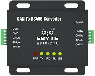 Modem conversor modbus industrial Can-Bus para RS485 de conversão bidirecional RS485 para CAN RJ45 0.3-25.6kbps E810-DTU(CAN-RS485)