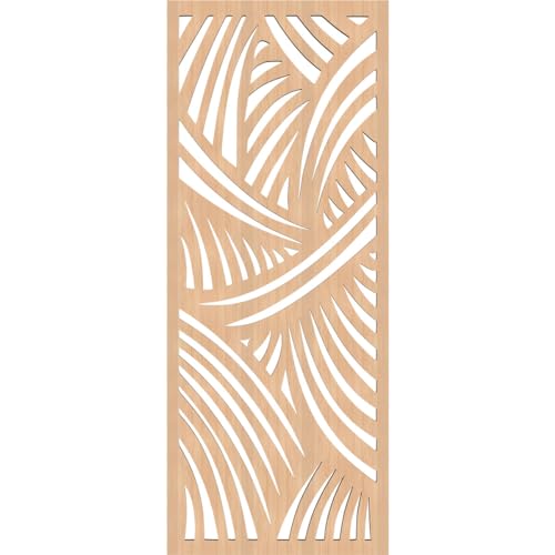 Image of Chester Decorative Pierced Fretwork Wood Wall Panels, 11 3 /8 inchW x 29 3 /8 inchH x 3 /8 inchT, Hickory