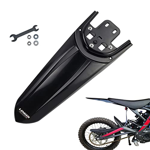 LINGQI RACING 2nd Generation Modified Longer Rear Fender Fit to Sur-Ron Light Bee X And S. Streamlined Long Dirt Pit Mudguards Tail Guard for SURRON