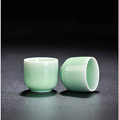 Sake Set Sake Bottle Sake Cups Sake Pot Celadon Sake Set with Gift Box Packaging Decanter Sake Simmering Applicator Dispenser Liquor Glass