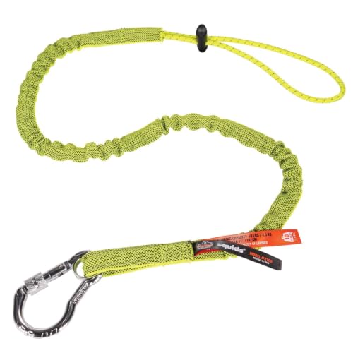 Image of Ergodyne Squids 3100 Tool Lanyard with Single Carabiner and Adjustable Loop End, Standard Length, 10-Pack