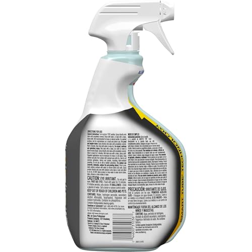 cloroxpro urine remover for stains and odors automatic toilet cleaner 32 ounce spray bottle pack of 9 - 31036