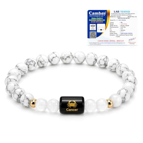 Image of Zodiac Bracelet for Men & Women | 12 Zodiac Signs & Rashi Collection | Natural Crystal Bracelets | Lab Tested Natural Stones | Premium Gift Box & Velvet Pouch