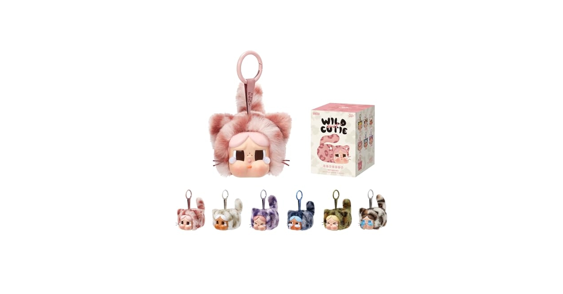 キーホルダー・アクリルキーホルダー POP MART CRYBABY Wild but Cutie Series CRYBABY Wild but Cutie Series - Vinyl Plush Pendant Blind