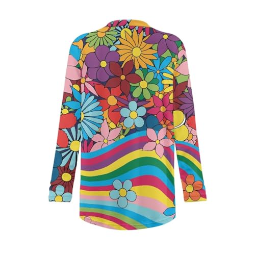 Image of Biyejit Women's Long Sleeve Open Front Cardigan Casual Loose Lightweight Cardigans with Pockets Drape Cardigan