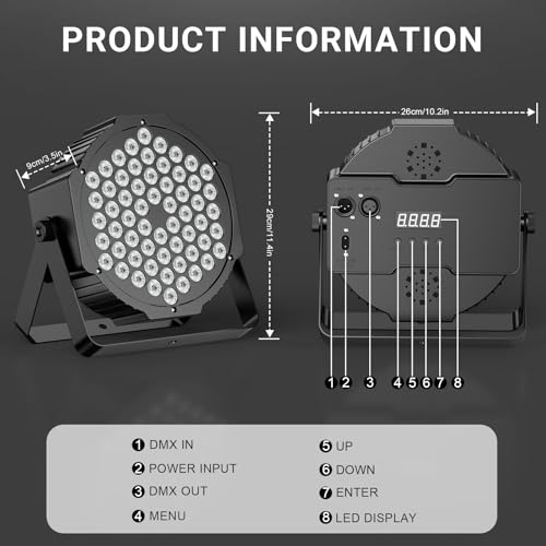 RGB LED Par Stage Lights - Image 7