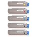Produktbild 5 Toner kompatibel zu Oki ES8430, ES8430DN, ES8460CDTN, ES8460DN - Schwarz je 7.500 Seiten, Color je 7.000 Seiten