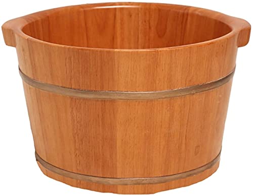 Spa de pies de madera natural de cedro para uso doméstico miniatura 1