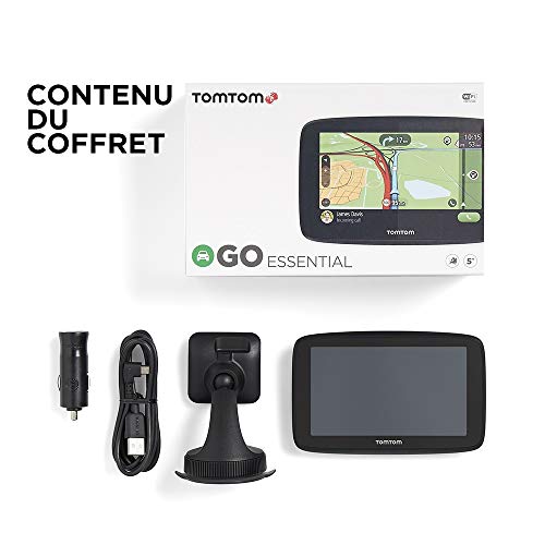 TomTom GPS Voiture GO Essential, 5 Pouces, Info Trafic, Essai des Alertes de Zones de Danger, Cartes UE, Mise à jour via… - Image 7