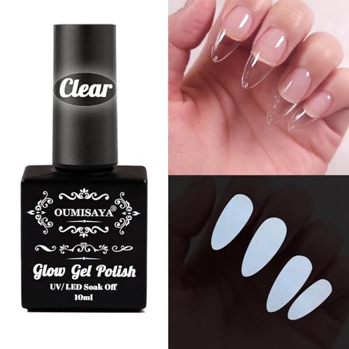 Esmalte de uñas gel claro que brilla en la oscuridad 10ML miniatura 2