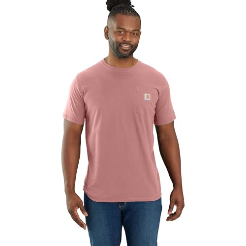 Image of Carhartt Men's Force Relaxed Fit Midweight Short-Sleeve Pocket T-Shirt