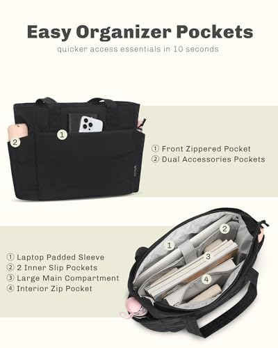 Bolso tote acolchado ligero para mujer Hynes Eagle miniatura 5